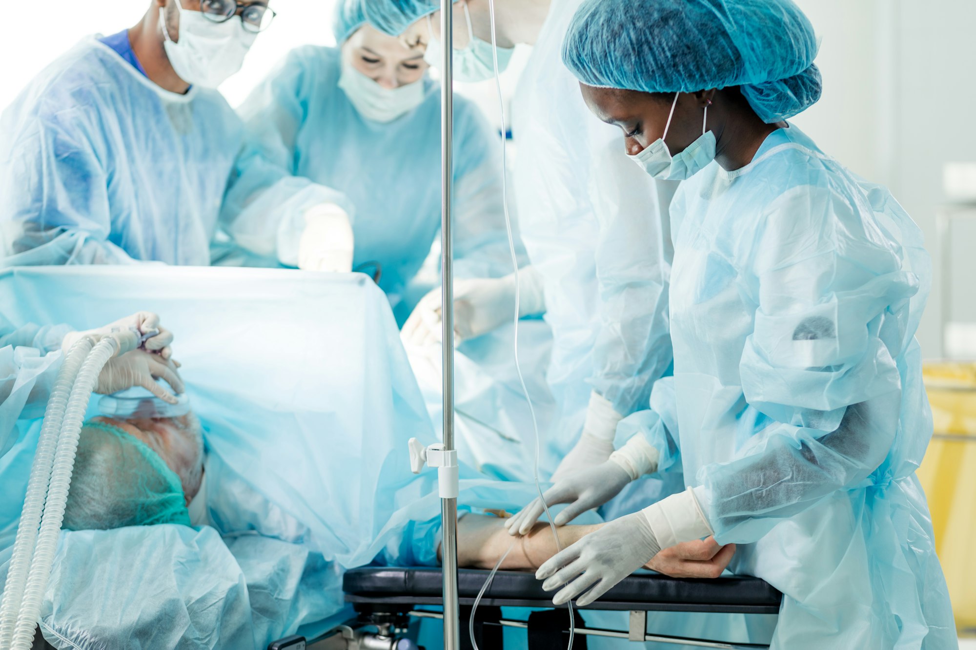 medical practitioners completing a surgical internship and residency